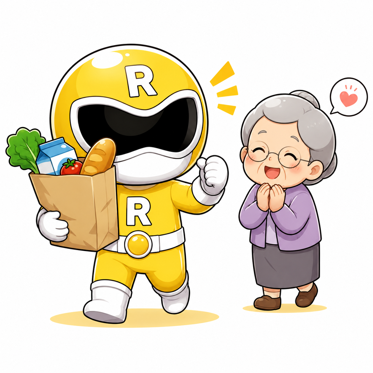 らくらく暮らしサポートのラクレンジャー